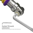 thumbnail image 3 of KONTONTY Ratchet Extension Bar Silver with Curved Rod for Effective Car Repairs, 3 of 8