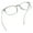 Ghost Gray, variant on LifeArt Blue Light Blocking Reading Glasses (Rectangular Frame, No Magnification)