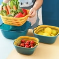 thumbnail image 4 of 6-Piece Kitchen Washing Bowl Set - Double Layered, Drain Strainer, Food-Grade , Multifunctional, 4 of 6