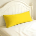 thumbnail image 5 of Ultra Soft Body Pillowcase, Yellow, 20x54 Inch, Brushed Microfiber with Envelope Closure, 1 Pack, 5 of 7