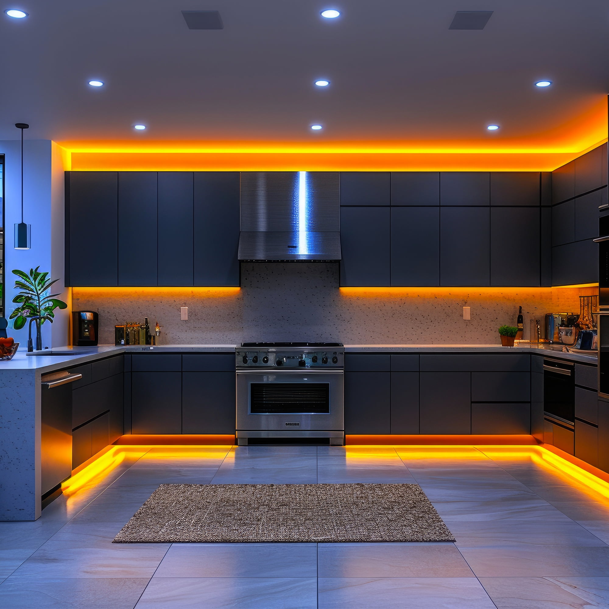 Monster Smart 100ft Indoor Multi-Color Flow LED Light Strip, Sound Reactive, Razer, Corded Electric