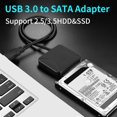 thumbnail image 4 of Cable Usb Sata Cable Usb Sata Cable de datos Cable USB SATA 3 Disco duro SSD HDD de 2,5/3,5 pulgadas Adaptador USB a SATA 3.0, 4 of 6
