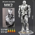 thumbnail image 3 of ZD Toys-figuras de acción de la serie Marvel Iron Man, MK1, MK2, MK3, MK4, MK5, MK6, MK7, MK42, MK43, MK50, 7 pulgadas, 3 of 5