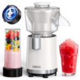 thumbnail image 1 of QIBOX Snow Cone Machine & Smoothie Blender 2 in 1, 700W Powerful Shaved Ice Machine Slushine Machine, Healthy Frozen Drink Maker with Stainless Steel, 1 of 9
