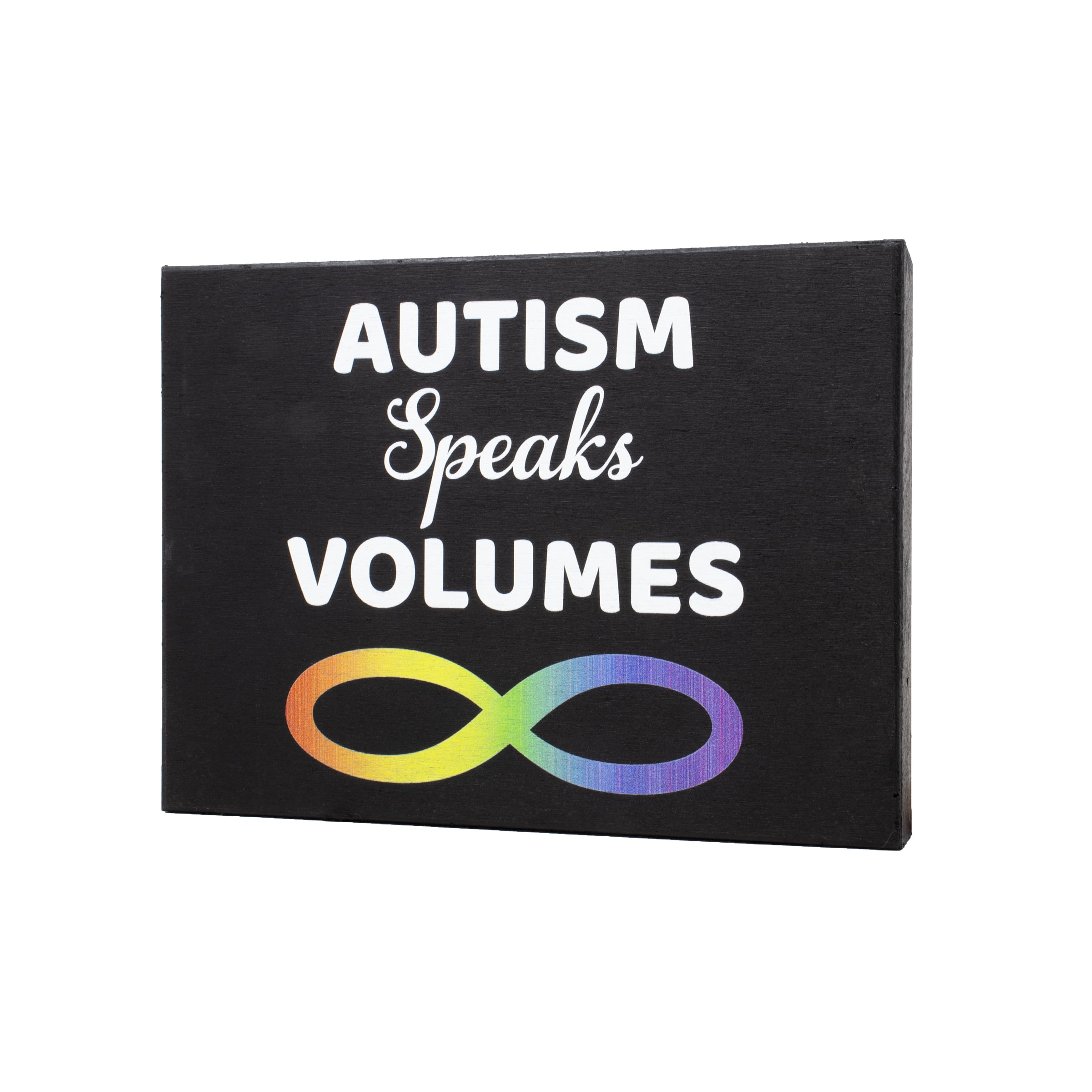Jennygems Quote Sign Autism Speaks Volumes Autism Awareness Decor