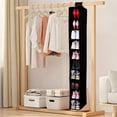 thumbnail image 5 of Hanging Shoe Storage Bag 10 Layer Shoe Organizer 3.9ft Closet Holder for Wardrobe Bedroom Dorm Laundry Room Space Saving Shoe Storage Closet Organizer Home Organization Accessories, 5 of 6
