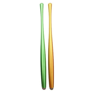 HOMEMAXS 2pcs Long Slim Metal Stylus Pen for Tablets and Cell Phones Touch Screen Random Color
