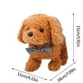thumbnail image 3 of E Teddy Dog Plush Toy Walking Wagging Tail Simulation Electric Puppy Family Cage Set Baby Development Interactive Companion For Kids, 3 of 3