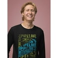 thumbnail image 2 of Pipeline Surf Style Graphic Top - Long Sleeve Men's, 2 of 4