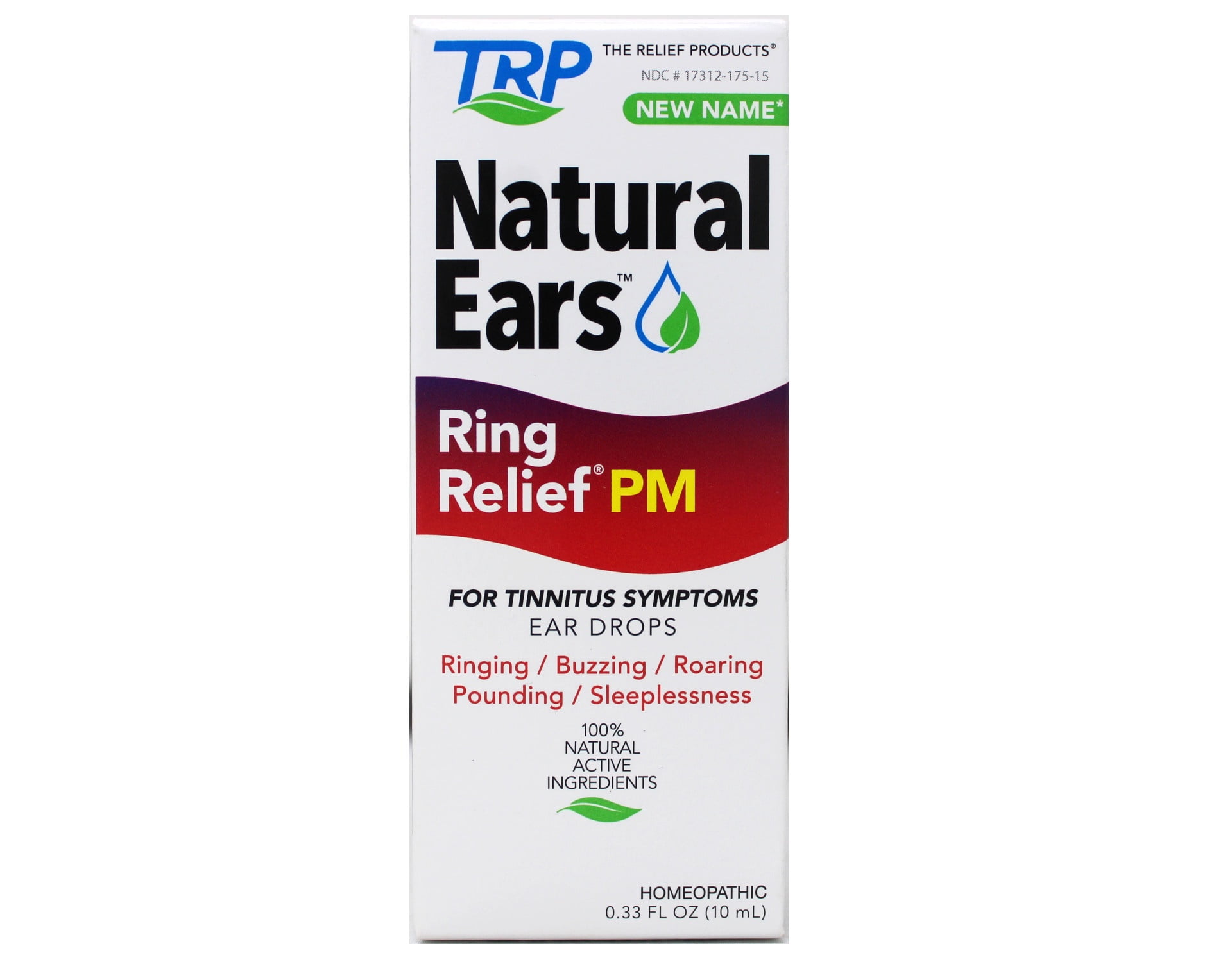 5 Pack - TRP Natural Ears, Ring Relief PM Ear Drops for Ringing in The Ears and Tinnitus Symptoms, Night time Formula