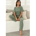 thumbnail image 3 of Comfortable Wide Leg Jumpsuit for Daily Wear - Stylish Round Neck and Pocket Design - [ZhiHiMeRi] | S, 3 of 8