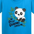 thumbnail image 4 of Inktastic My Great Grandma Loves Me Cute Panda Youth T-Shirt, 4 of 5