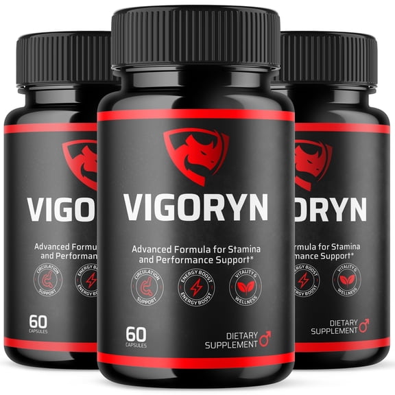 Vigoryn Advanced Formula Pills All Natural Vitamin Supplement 180 Capsules