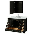 thumbnail image 6 of Wyndham Collection WCS202048SWBCMUNSMED Deborah 48" Free Standing Single Vanity Set -, 6 of 7