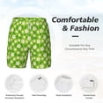 thumbnail image 5 of Lsque Mens Swim Trunks Daisies Flowers Pattern - Bathing Suit Compression Liner - Beach Swim Shorts Swimwear - (S-3XL) - Stretch Quick Dry -3X-Large, 5 of 9