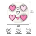 thumbnail image 4 of IAUYY Set of 4 Round Placemats for Dining Tables Heat-Resistant and Wear-Resistant DIY Printing Design Table Placemats，Applicable for Christmas Heart Symbol, 4 of 7