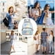 thumbnail image 3 of Elegante mochila holográfica Hologram School Shoulder Bag Satchel para niñas (gris), 3 of 6