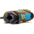 thumbnail image 3 of Kids Boys Winter Hiking Boots Warm Lined Snow Boots Anti Collision Anti-Skid Athletic Outdoor Adventure Camping Trekking Shoes, 3 of 7