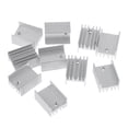 thumbnail image 2 of De Enfriamiento 10x, 20x15x11 Mm Aluminio Disipador Disipador rmico Del Enfriador De Alta Potencia, Amplificador, CPU Pta Macarena Refrigerador del disipador de calor de aluminio, 2 of 8