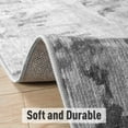 thumbnail image 4 of Modern Abstract Area Rug Carpet X Rugs for Living RoomMachine Washable Rugs for Bedroom Dining Living Room Rug Grey MultiColor, 4 of 7