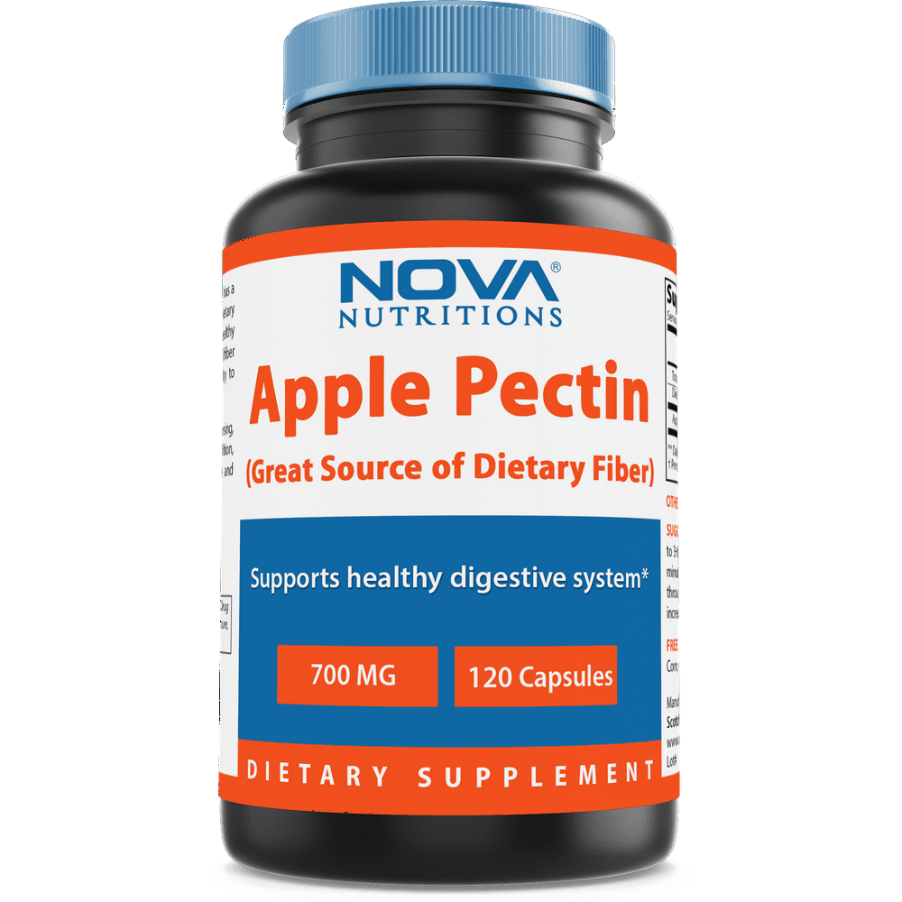 Nova Nutritions Apple Pectin 700 mg 120 Capsules
