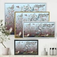 thumbnail image 4 of Designart 'Chinoiserie With Peonies and Birds XI' Traditional Framed Canvas Wall Art Print, 4 of 5