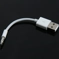 thumbnail image 3 of Famelof Charger Data USB 3.5mm Sync Audio Cable for iPod Shuffle 3rd 4th Gen, 3 of 7