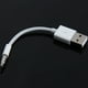thumbnail image 3 of Cable de sincronización de datos USB de 3,5 mm para iPod Shuffle 3.° 4.° cargador Audio Gen Wdftyju, 3 of 4