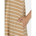 thumbnail image 4 of Time and Tru Women's Sleeveless Knit Swing Dress, Sizes XS-XXXL, 4 of 4