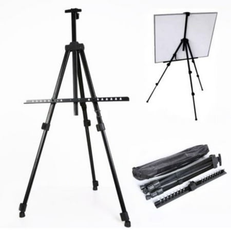 Whiteboard Stand - Ktaxon Adjustable Height Folding Art Sturdy Drawing Easel Stand, 63 Inches Tall Telescoping Field Tripod for Tabletop or Floor, Painting Exhibition Whiteboard Holder, Wedding Studio