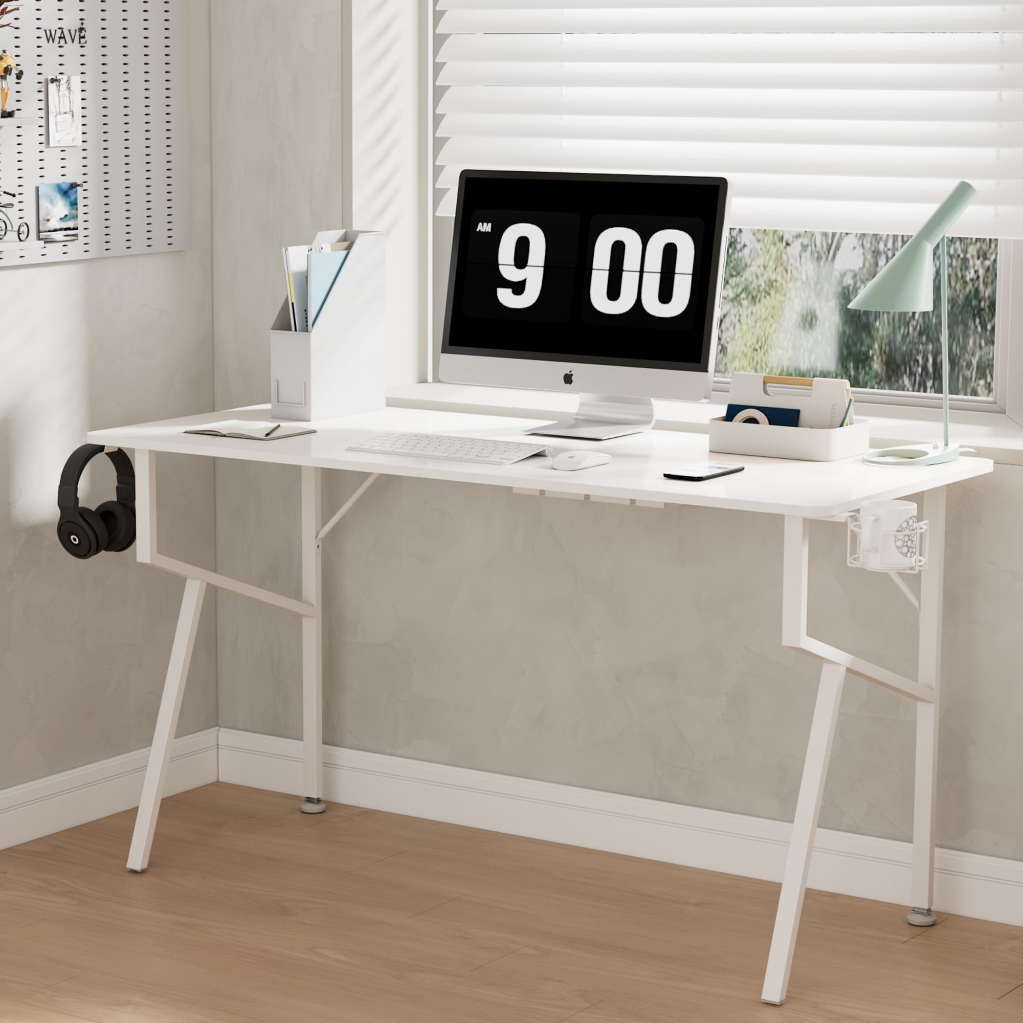 Buy Eureka Ergonomic White 55'' KShape Home Office Workstation