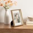 thumbnail image 2 of DesignOvation Gally 5x7 Matted to 3.5x5 Gold Picture Frame, 2 of 9