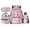 Cherry Blossom Floral Axolotl, variant on Yspwyqan 4Pcs Kids Backpack Set, Cherry Blossom Floral Axolotl School Bag for Girls Large Capacity Lightweight Girls Backpack Set with Lunch Bag Pencil Case Water Bottle Bag, 17 Inch