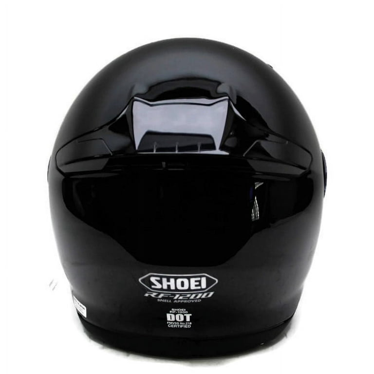 Shoei RF 1200 Black Full Face Helmet Black Walmart