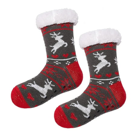

purcolt 50% off Womens Christmas Socks Knit Fuzzy Socks for Women Funny Wool Fluffy Socks Winter Thick Warm Cozy Floor Slipper Socks Christmas Gift on Clearance