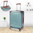 thumbnail image 2 of PVC Transparent Luggage Cover Waterproof Luggage Storage Covers Travel Dustproof Protector Suitcase Covers Travel Accessories 30inch, 2 of 6