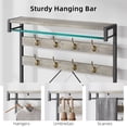 thumbnail image 5 of QinaQin 4in1 Hall Tree Coat Rack,with Shoe Storage Bench Entryway Organizer Freestanding, 5 of 8