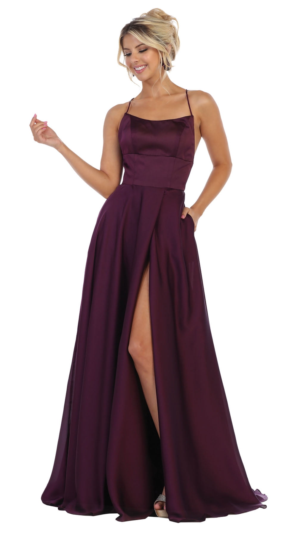 designer gown long