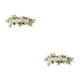 thumbnail image 4 of Flor artificial Yuarrent Banquete interior Decoración Blanco 2piezas, 4 of 6