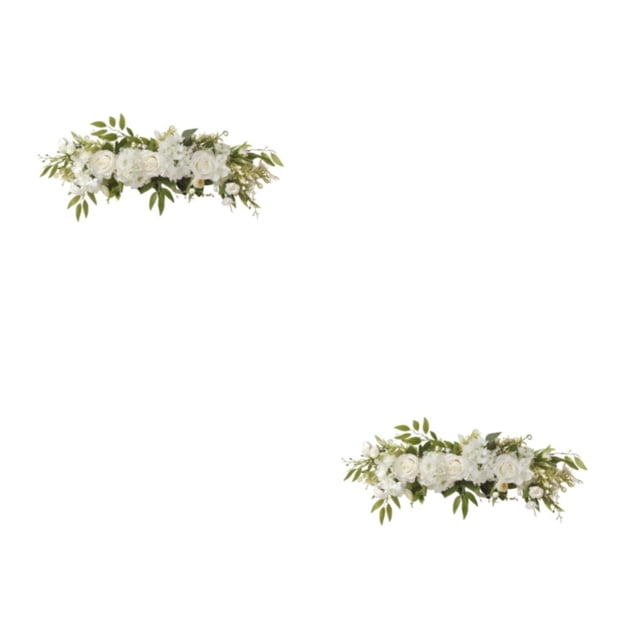 Decoración de flores artificiales Bearachild 2Conjunto Blanco
