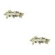 thumbnail image 1 of Decoración de flores artificiales Bearachild 2Conjunto Blanco, 1 of 6