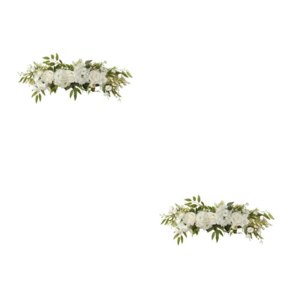 Decoración de flores artificiales Bearachild 2Conjunto Blanco