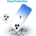 thumbnail image 5 of Compatible with iPhone 11 Pro Max Case Clear, Transparent Soft Shockproof Protective Slim Thin Bumper Cover Phone Case, Gradient Blue, 5 of 15