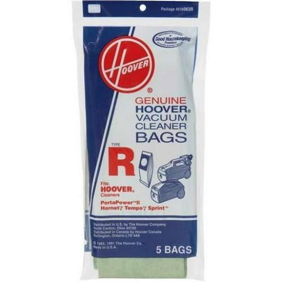 Replacement Part For Hoover 5PK, R SPRINT TEMPO CANISTER, PAPER BAGS 4010063R