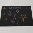 thumbnail image 2 of Papel raspado colorido para niños, 50 piezas, juguete educativo creativo hecho a mano para raspar 32K, 2 of 3