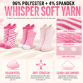 thumbnail image 3 of Girls Dream Step Whisper Soft Ankle Socks, 6 Pack, Lightweight Breathable Socks, PINK, S, 3 of 9