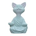 thumbnail image 1 of SHAR Statue de Chat de Méditation, 1 of 4