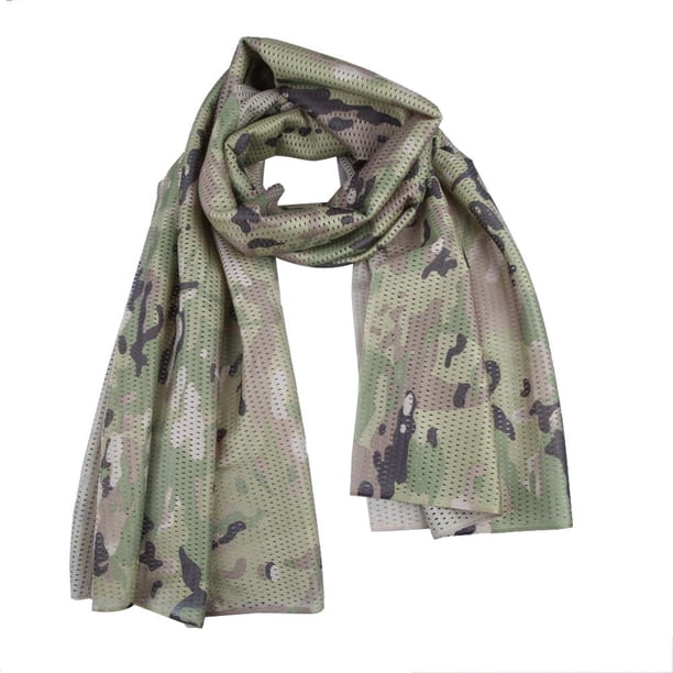 Pañuelo Rejilla CP Camuflaje Ligero Silenciador Jungla para Exteriores Diadema Transpirable 5 Uds.