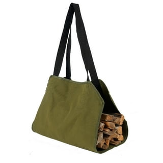 Buy khaki Firewood Carrier Log Carrier Wood Carrying Tool Bag for Fireplace  Waxed Canvas by Just Green Tech on Dot & Bo
