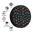 thumbnail image 4 of Balery Multicolored Butterflies Cubiertas para Neumáticos - Protector Resistente para Neumáticos de Camioneta, SUV, Remolque, Camper y RV-16 inch, 4 of 6